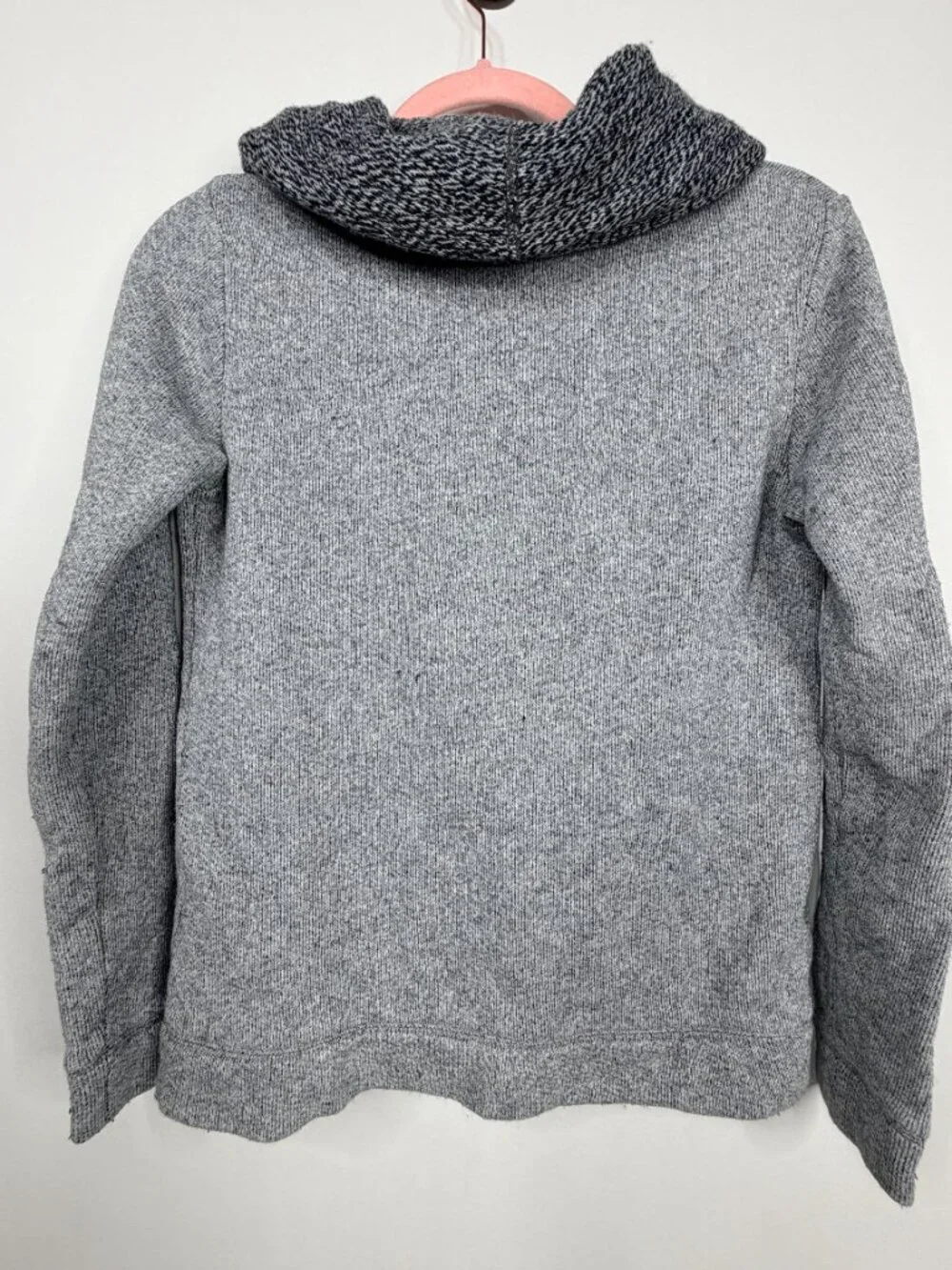 2/$30 J. Crew Wool Blend Cowl Neck Sweater Gray Small #A3149